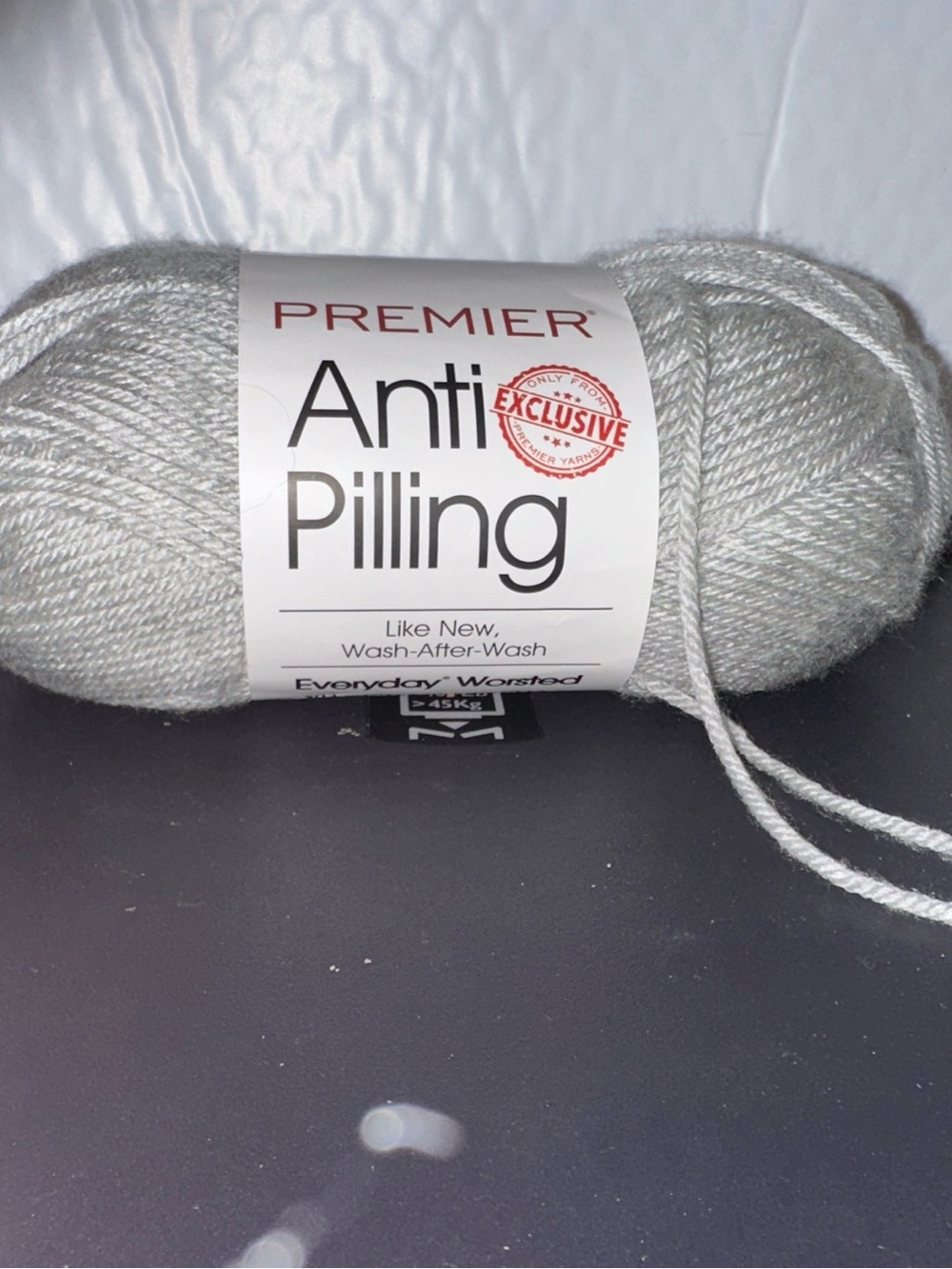 Premier Everyday Worsted Yarn - Light Gray